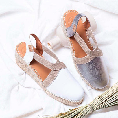 Tossa Damen Espadrilles Blanc