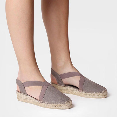 Verona Damen Espadrilles Taupe