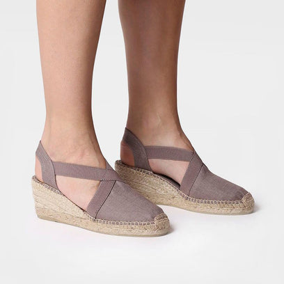 Ter Damen Espadrilles Taupe