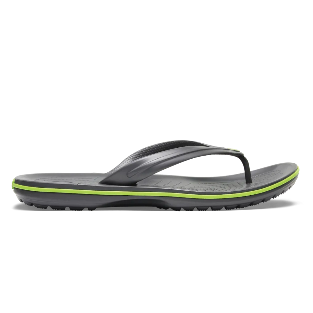 Crocband Flip Zehentrenner Graphite/Volt Green