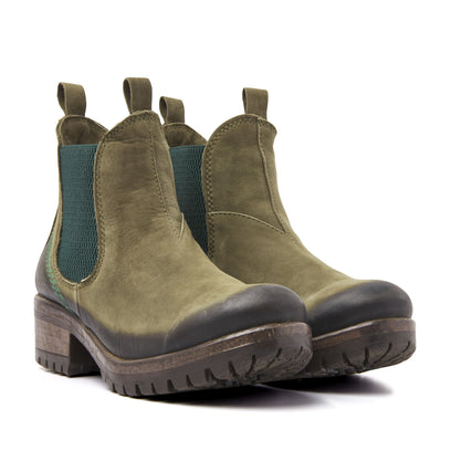 Chelsea-Boots Damen 68.001 Green