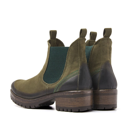 Chelsea-Boots Damen 68.001 Green