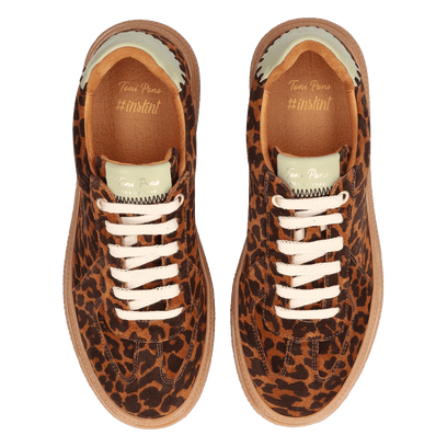 Aurea Damen Wildleder-Sneaker Crema