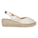 Bernia-P Damen Leder-Espadrilles Plati