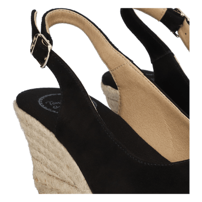 Bremen-5A Damen Espadrilles Negre