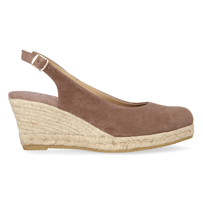 Bremen-5A Damen Espadrilles Taupe