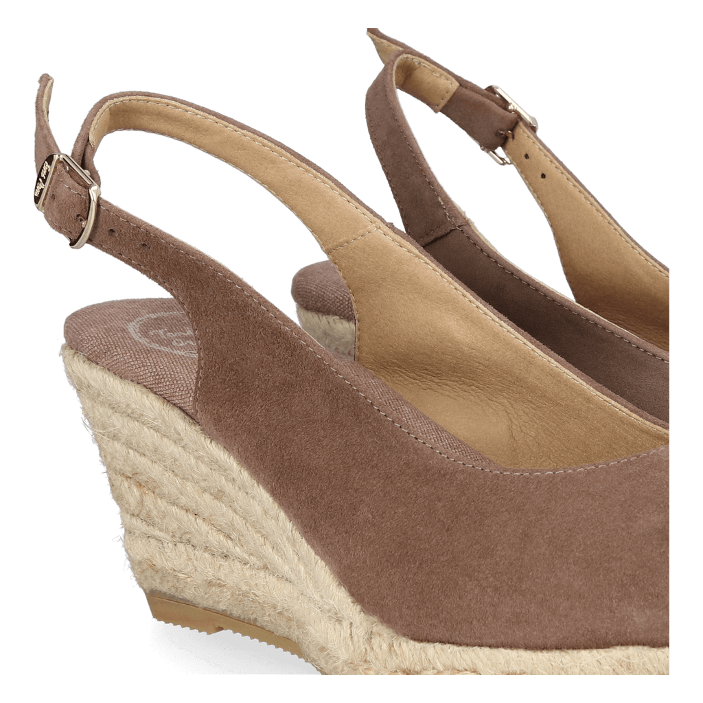 Bremen-5A Damen Espadrilles Taupe