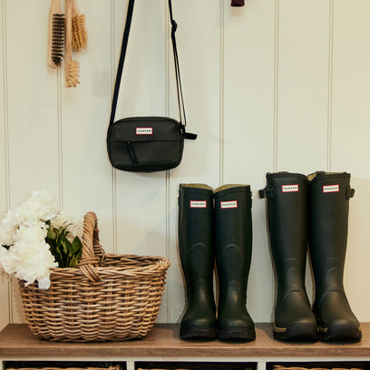 Unisex Balmoral MKII Side Adjustable Wellington Boots Black