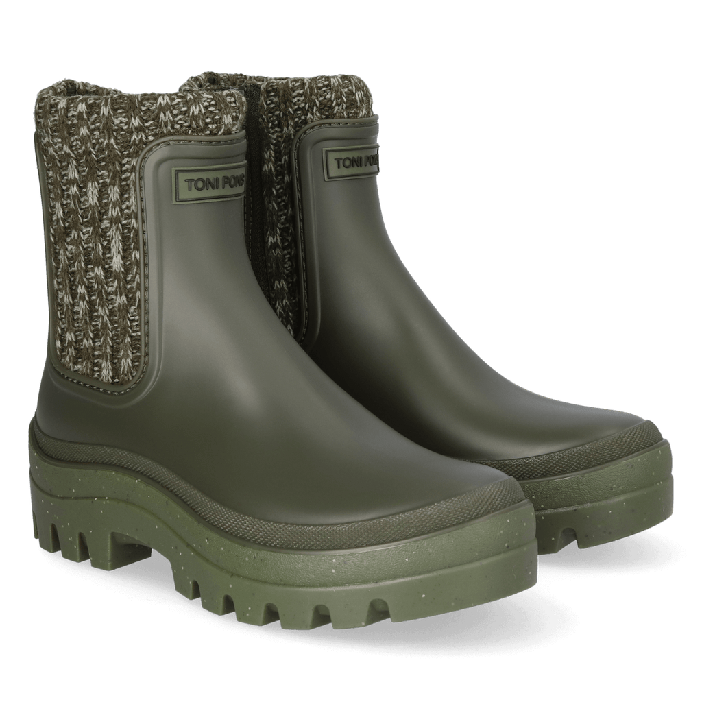 Camos Damen Chelsea Regenstiefel Caqui