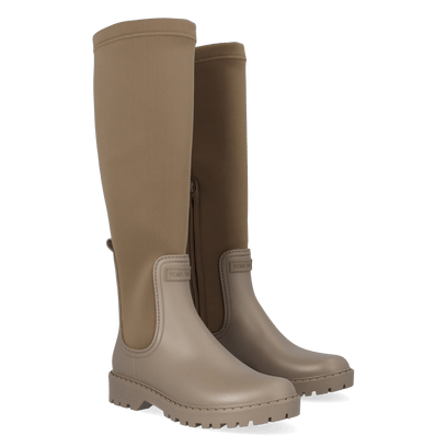 Cardiff Damen Regenstiefel Taupe