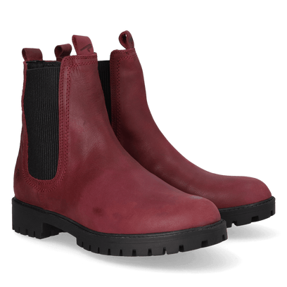 Carla-NL Damen Leder-Chelsea Boots Vi