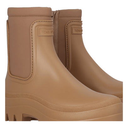 Cascais Damen Chelsea Regenstiefel Camel