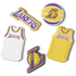 NBA Los Angeles Lakers Jibbitz 5-Pack