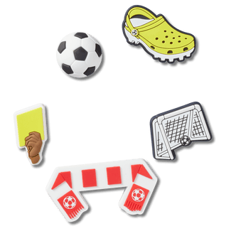 Soccer Team Jibbitz 5-Pack