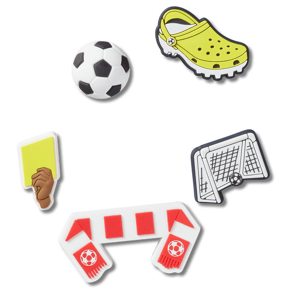 Soccer Team Jibbitz 5-Pack