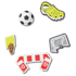 Soccer Team Jibbitz 5-Pack