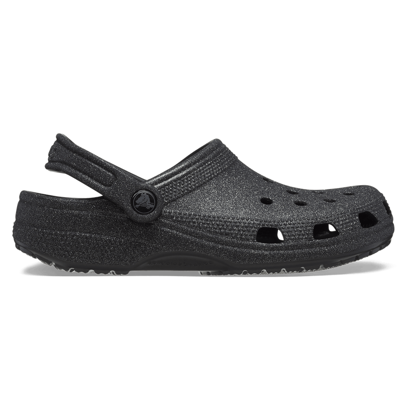 Classic Glitter Clogs Black