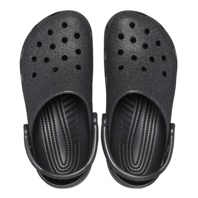 Classic Glitter Clogs Black