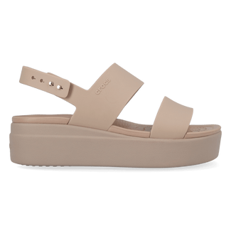 Brooklyn Low Wedge Damen Sandalen Latte/Mushroom