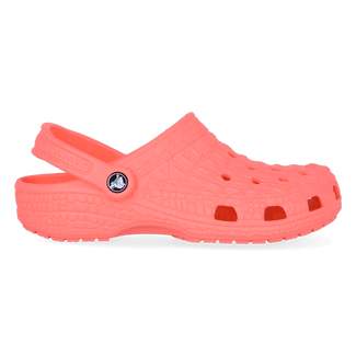 Classic Crocskin Clogs Guava