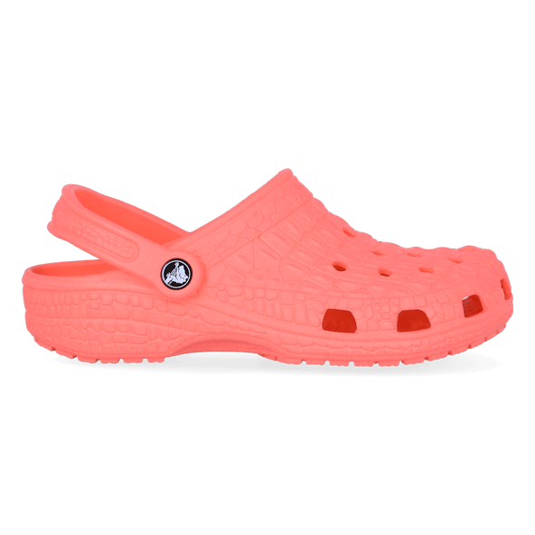 Classic Crocskin Clogs Guava