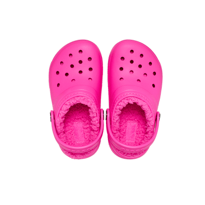 Classic Lined Clog Toddler Party Pink
