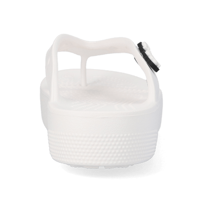 Classic Platform Flip Zehentrenner White