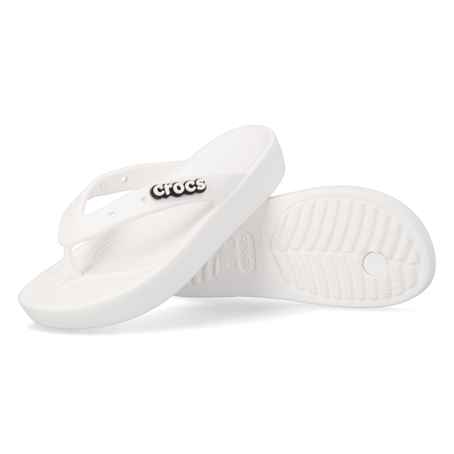 Classic Platform Flip Zehentrenner White