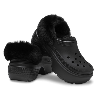 Stomp Lined Clogs Black