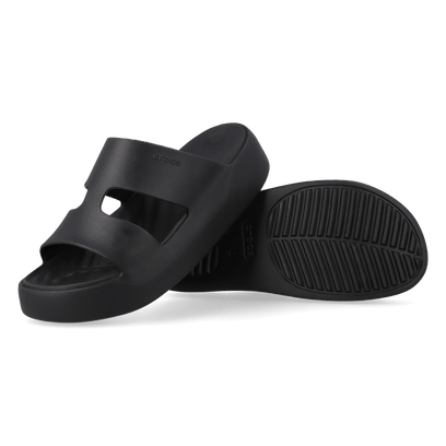 Getaway Platform H-Strap Pantoletten Black