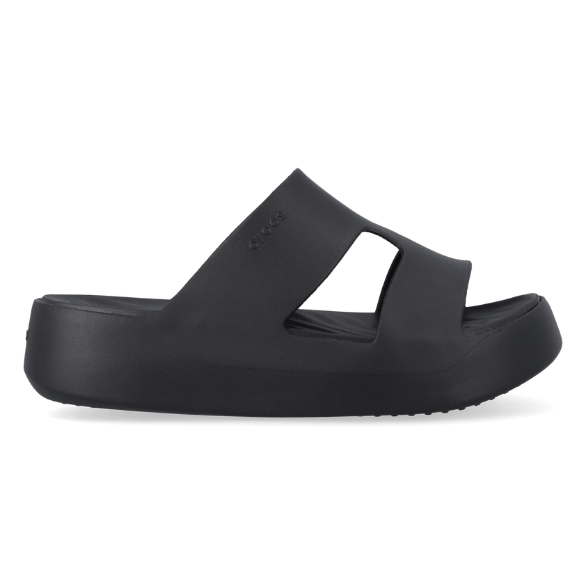 Getaway Platform H-Strap Pantoletten Black