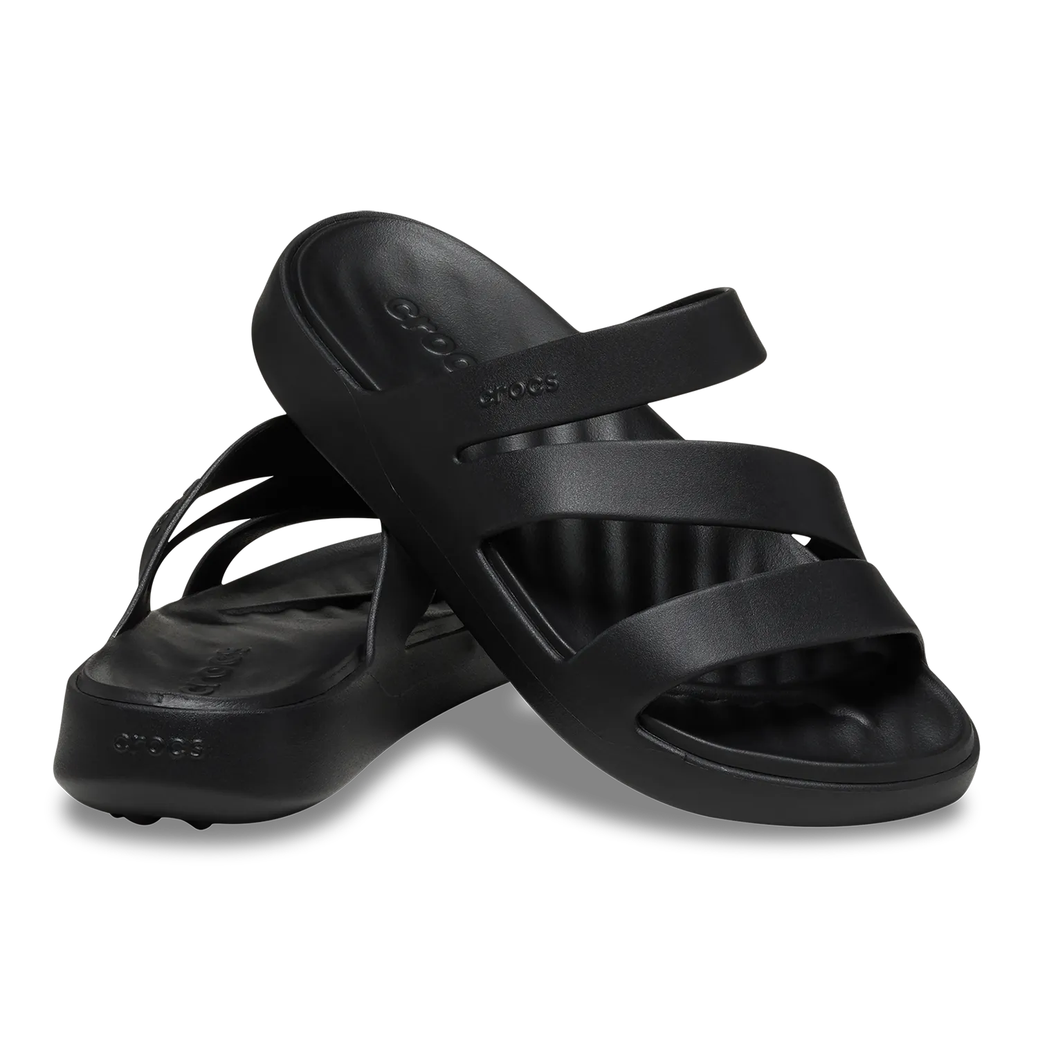 Getaway Strappy Damen Pantoletten Schwarz CR209587 001 Crocs Bartogi Deutschland