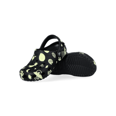 Classic Glow Space Clogs Toddler Black