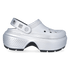 Stomp Metallic Clogs Silver