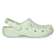 Classic Floral Cut Out Clogs Jade Tint