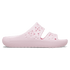 Classic Floral Cut Out Pantoletten Pink Milk