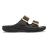 Saturday Metallic Buckle Sandal Damen Pantoletten Black