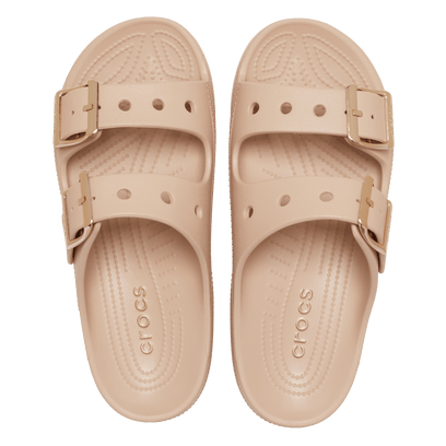Saturday Metallic Buckle Sandal Damen Pantoletten Blush