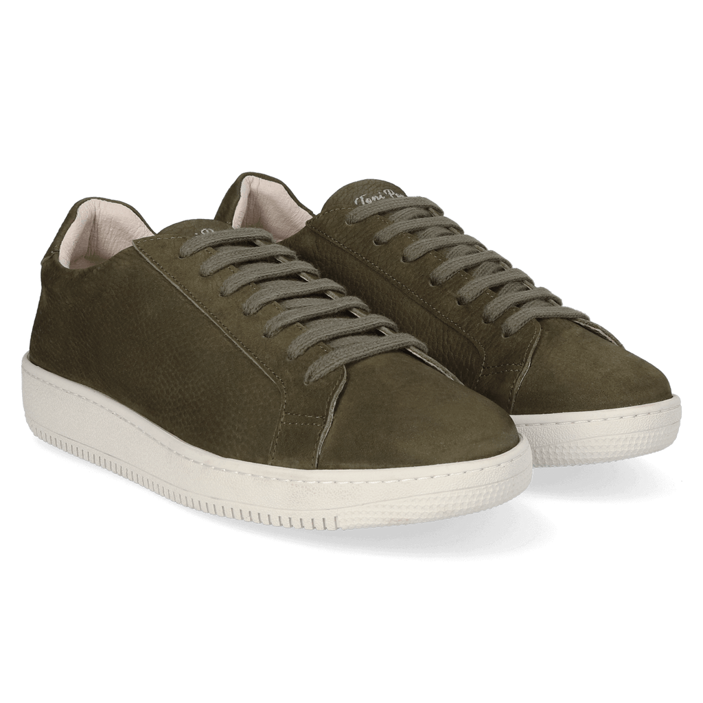 Dalmau Nubukleder Herren Sneaker Caqui