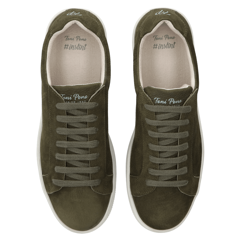 Dalmau Nubukleder Herren Sneaker Caqui