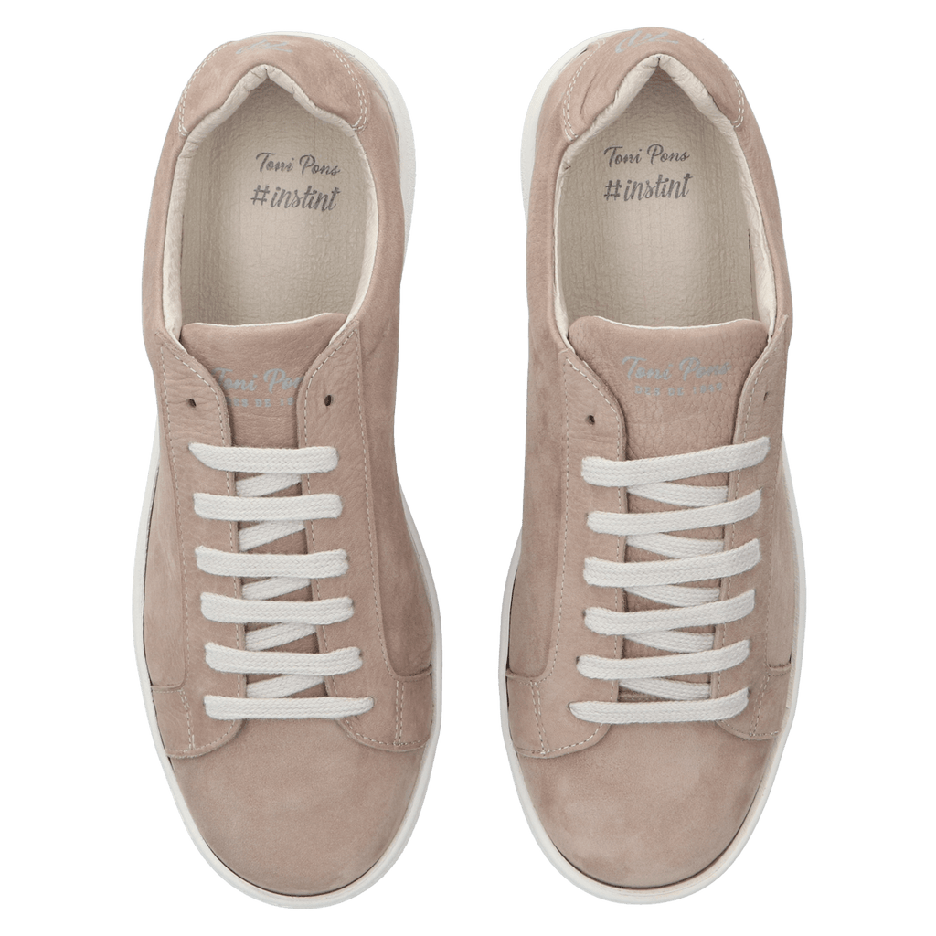 Dalmau Nubukleder Herren Sneaker Taupe