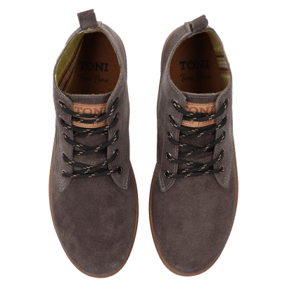 Dalton-SY Herren Wildleder-Schnürschuhe Gris
