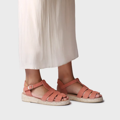 Elena Damen Wildleder-Espadrilles Salmo