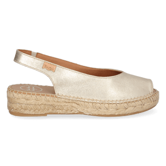 Erica-AS Damen Espadrilles Champagne