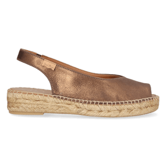 Erica-AS Damen Espadrilles Bronze