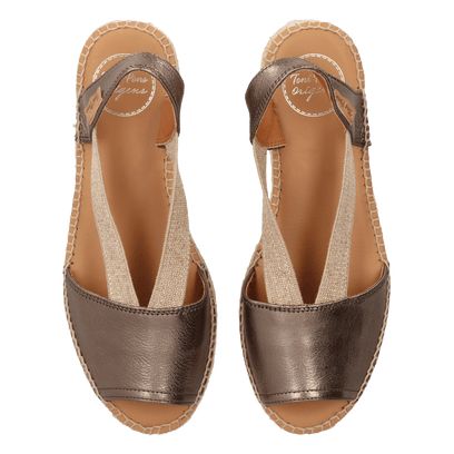 Etna Damen Espadrilles Bronze