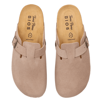 Gregor-QT Herren Wildleder-Clogs Gris
