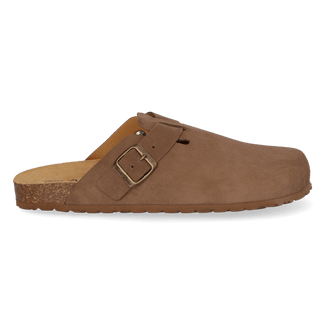 Gregor-QT Herren Wildleder-Clogs Taupe