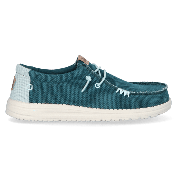 Wally Braided Herren Halbschuhe Deep Green/Harbor Grey