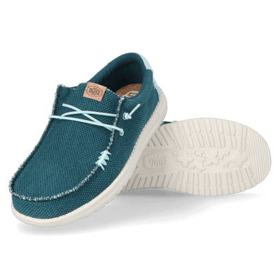 Wally Braided Herren Halbschuhe Deep Green/Harbor Grey